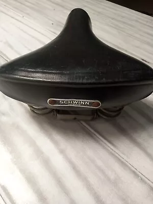 Vintage 70s Schwinn Approved T85 Classic Cruiser Tourist Bicycle Saddle Seat • $39.99