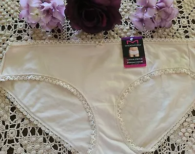 2XL/9 MAIDENFORM  SeXy Comfy COTTON BLEND With Lace  HIPSTER Panty DMCS51 ~NWT • $12.99