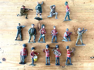 Lead Soldiers Scots Guards Army Bagpipes Marching Band Job Lot Bundle  • £4.95