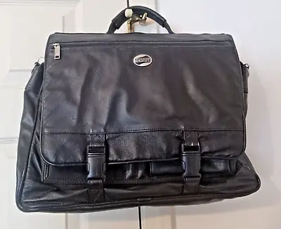 VTG American Tourister Luggage Soft Leather Portfolio Briefcase Laptop Bag • $15