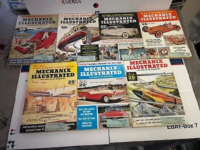 Vintage Mechanix Illustrated Magazine Lot-Jun-Dec 1956 (MI101) • $15.75