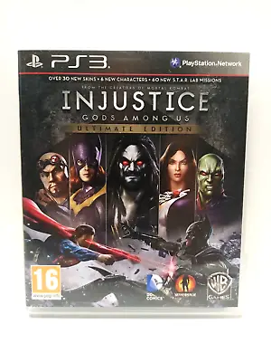 PS3 Sony PlayStation - Injustice / Gods Among Us - Ultimate Edition - Manual - • $13.95