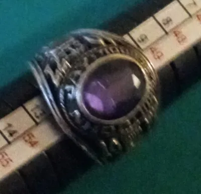 1977 Class Ring Balfour VINTAGE STERLING SILVER John Jay HIGH SCHOOL  SZ. 6  • $115