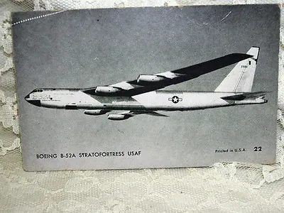 Airplane Trading Card Boeing B-52a Stratofortress Usaf • $15.99
