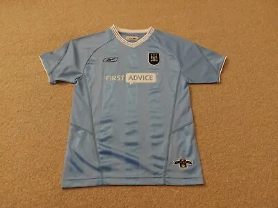 Reebok Manchester City Retro Child Jersey Large • £7.99