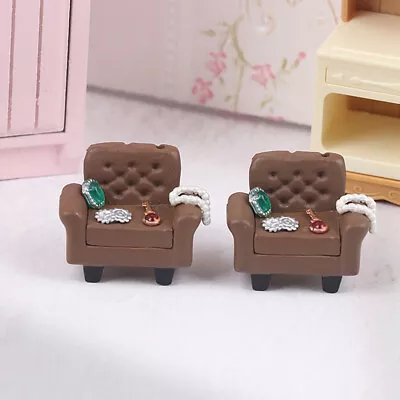 Mini Cute Dolls Sofa Pillows Set Simulation Dollhouse Furniture Toys Accessories • $6.58