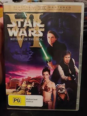 Star Wars VI Return Of The Jedi DVD PAL Region 4 VGC • $12.49