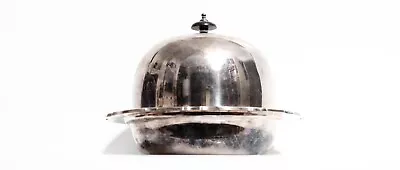 £30 • Buy VINTAGE / Antique SILVER PLATE TOP BUTTER CAVIAR DISH Well Made H.B & H