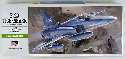 Northrop F-20 Tigershark 1:72 Hasegawa 00233 B3 Unassembled Model Kit Open Box • $11.02