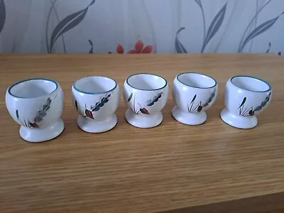 Set Of 5 Decorated Egg Cups • £2