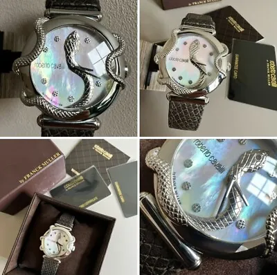 Superb Franck Muller For Cavalli Ladies Watch Diamond & Mother Of Pearl Dial • £330