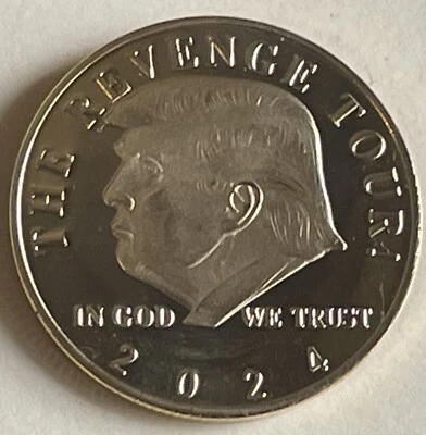 $20 • Buy Donald Trump REVENGE TOUR 2024 Commemorative Alloy Medallion. Brand New 