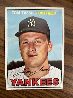 1967 Topps #289 Tom Tresh New York Yankees F/G • $3