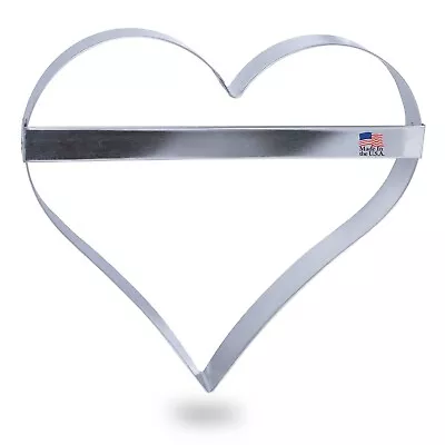 Large Heart 8'' Cake Pie Cookie Cutter With Handle Love Valentine Pizzas • $9.99