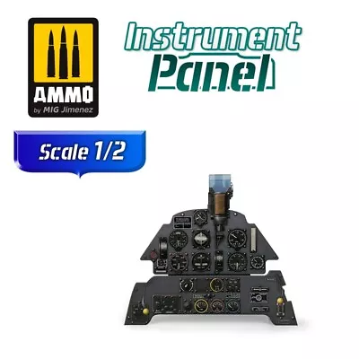 Ammo Mig Messerschmitt Bf 109 E - Instrument Panel 1/2 Scale • $48.58