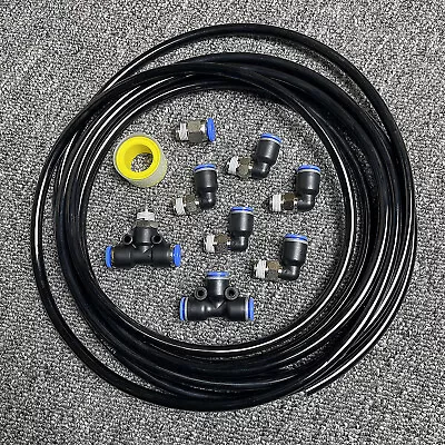 $29.89 • Buy For Tial Bov Turbo 1/8th NPT Push Lock One Touch Vacuum Lines Fitting Kit US