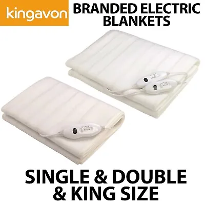 Electric Blanket Heated Under Blanket 3 Heat Settings Single Double King • £24.99