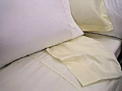 Fitted Flat 400 Thread Count Pima Cotton Sateen Luxury 15  Deep Box Pillowcases • £12.99