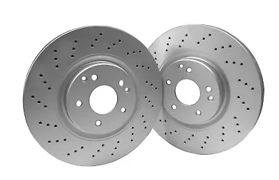 Mercedes C-class Clk Slk 5x112 Pagid Performance Front Drilled 330mm Brake Discs • $189.99