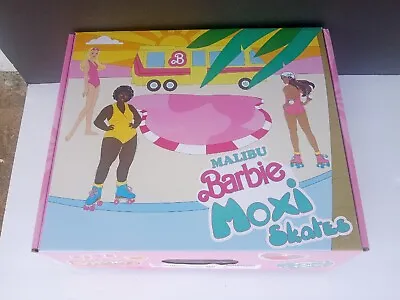 Barbie Moxi Lolly Roller Skates Suede Strawberry Pink  Women's 8 - 8.5 | Men's 7 • $429