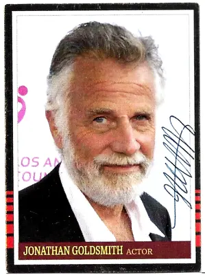 Autographed JONATHAN GOLDSMITH CUSTOM Card MOST INTERESTING MAN IN THE WORLD 2 • $29.99