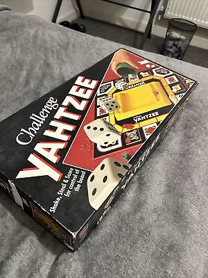 MB Games Challenge Yahtzee Dice Board Game 1992 8yrs+  Miss Yellow Centre Par • £2.99