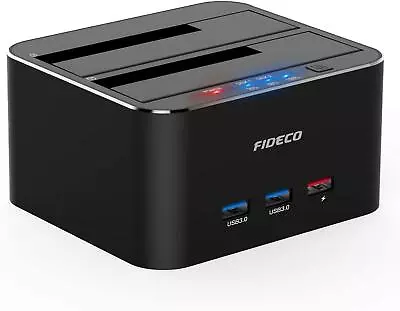 £37.49 • Buy Aluminum Hard Drive Docking Station, USB 3.0 Docking Station FIDECO