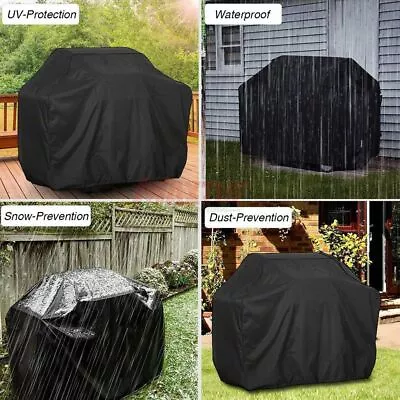 BBQ Gas Grill Cover 57  Barbecue Waterproof Outdoor Heavy Duty Protection USA • $13.29