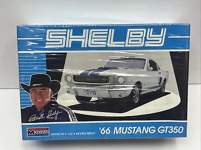 Monogram 1966 Shelby Mustang GT 350 1:24 Scale Model Kit *Sealed* New Vintage • $19.95