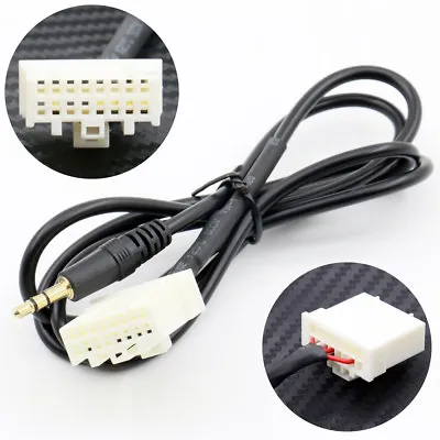 Car 3.5mm AUX Audio Male Interface Adapter Cable For 2006-2013 Mazda 2 3 5 6 • $9.50