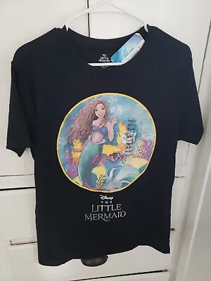 Walt Disney THE LITTLE MERMAID Ariel Black T-Shirt  2023 NEW MOVIE MEDIUM  • $16.95