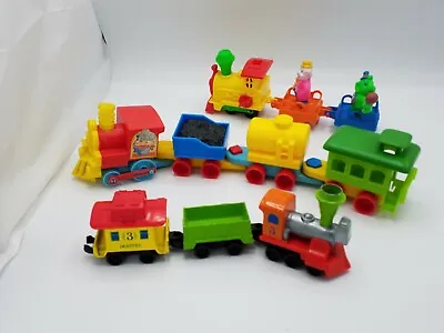 Lot/ 3 Vintage Childs Train EncoMattel First Wheels Collectible/room Decor • $4.99