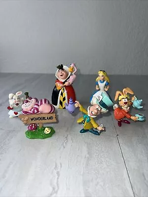 Vintage Disney’s Alice In Wonderland Posing Figures 6 Piece Set Not Complete • $49.97