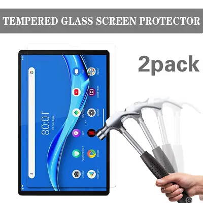 2 Pack Tablet Tempered Glass Screen Protector For Lenovo Tab E7/E10/M7/M8/M10 UK • £6.44