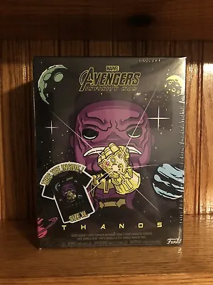 Funko Pop Tee T SHIRT Metallic Thanos Exclusive Infinity War SIZE XL EXTRA LARGE • £38.55