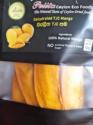 Dehydrated Organic MANGO SLICES Natural Unsweetened Sri Lanka Premium Quality • £12.16