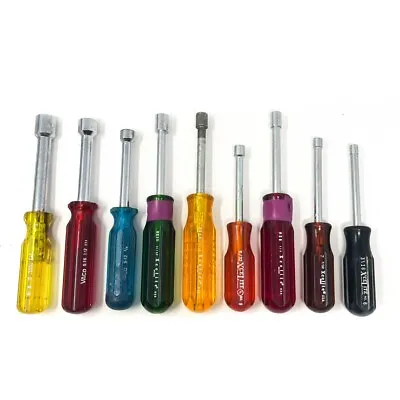 9 Pcs Xcelite Vaco Ivy Tool Co Assorted Size Nut Driver Hand Tool Set • $36.77