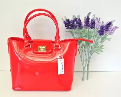 NEW Fashion Women Handbag Satchel Shoulder Hobo Tote Purse Bag RED Patent  • $35.16