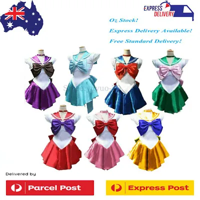 Sailor Moon Cosplay Completed Uniform Fancy Skirt Halloween Costume Gift • $28.89