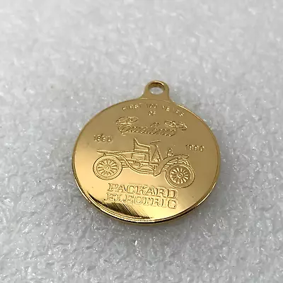 First 100 Years Of Excellence 1890-1990 Packard Electric Gold Tone Pendant Charm • $55