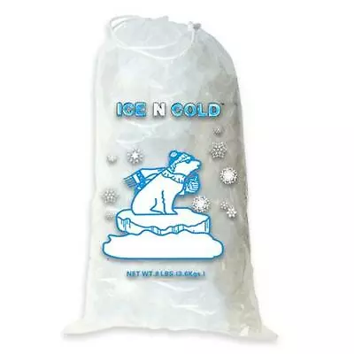Ice N Cold 8lb Drawstring Ice Bags - 400 Ct • $38.99