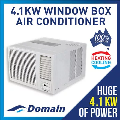 $699 • Buy New Domain 4.1kw Window Wall Box Reverse Cycle Refrigerated Air Conditioner