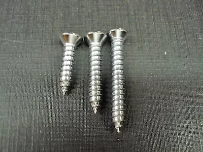 45 Pcs #10 With #8 Phillips Oval Head Chrome Automotive Trim Screws Fits Ford • $10