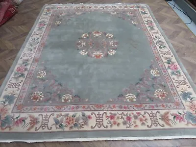 £479 • Buy A DECORATIVE OLD HANDMADE TRADITIONAL CHINESE ORIENTAL RUG *(301 X 247cm)
