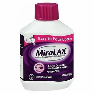 Miralax Osmotic Laxative Unflavored Powder 17.9 Oz By Miralax • $43.57