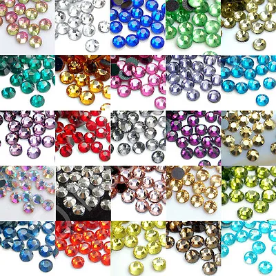 1440pcs DMC Iron On Hotfix Crystal Rhinestones Many Colors SS10 SS16 SS20 • $6.99