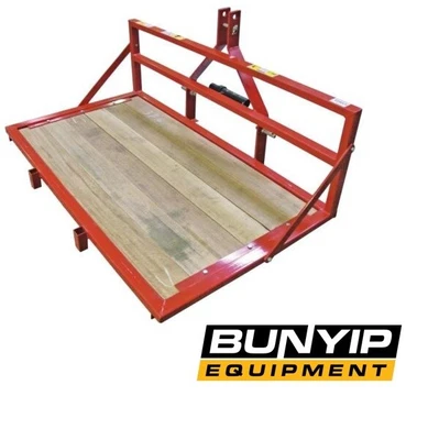$899 • Buy Kanga Carryall- Wood Floor 1200mm Multipurpose Farm Implement Tractor Attachment