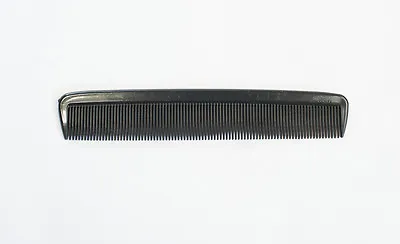County Mens Black Pocket Hair Combs 6  Inch Strong Plastic Gents Ladies • £1.40