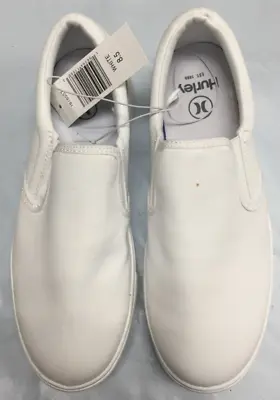 Hurley Women's Bacona Ladies Slip On Platform Shoe White Sneakers Size 8.5 • $27.95
