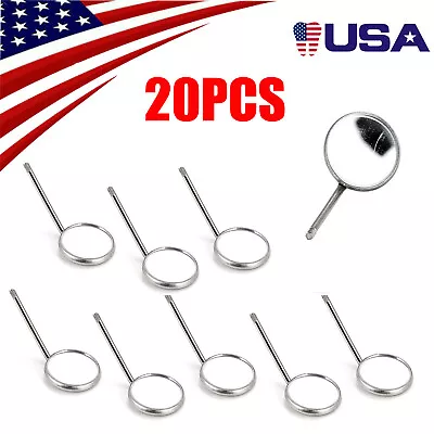 1-20PCS Dental Dentist Mouth Mirror Head Free With Handle Stainless Steel USA • $5.99